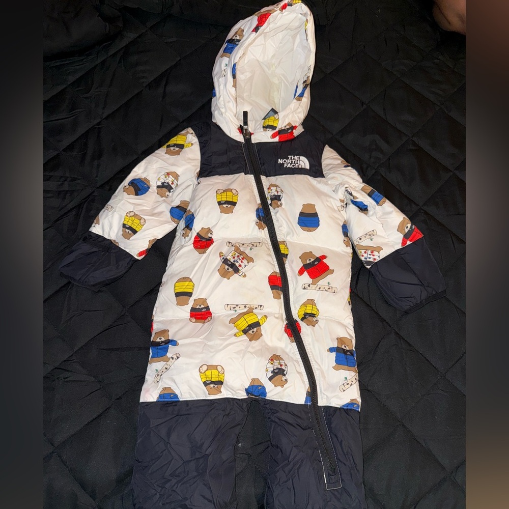The North Face Infant Snowsuit with Fun Print